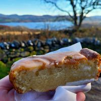 Lemon Drizzle Slice. at The Eating Gorilla in Penrhyndeudraeth