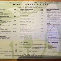 Menu   at The Eating Gorilla in Penrhyndeudraeth