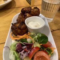 Cauliflower buffalo wings! Amazing  at The Eating Gorilla in Penrhyndeudraeth