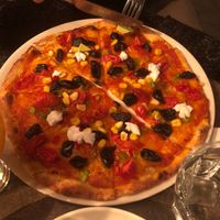 “Mozarella” pizza at OMM INN in Eskisehir