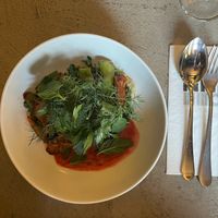Mung Bean and Oyster
Mushroom Bowl at OMM INN in Eskisehir