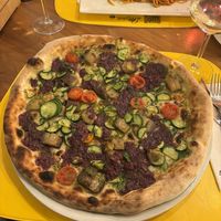 Vegan pizzaa  at Da Michele in Venice