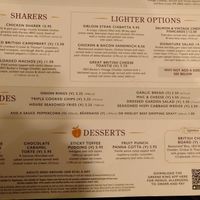Menu 2 at Anchor Bankside in South East London