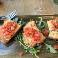 Bruschetta pomodoro, don’t even consider ordering this!  at Tony Macaroni in Dundee