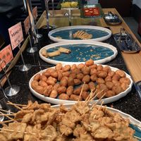 Fake meat/ tofu options  at Xiamen NanputuoTemple in Xiamen