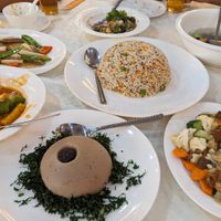 Vegan feast. at Xiamen NanputuoTemple in Xiamen