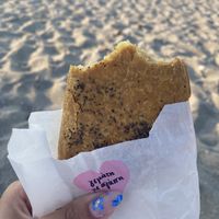 Tiropita (cheese pie)  at Gregory's in Milos