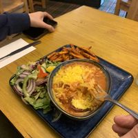 Lasagne (yummy but bit watery)  at Slanj in Arrochar
