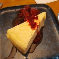 Vegan cheesecake at Slanj in Arrochar