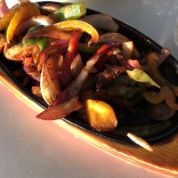 Vegan fajitas at Picasso on the Beach in Naxos