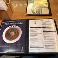 Menu  at EAK Ramen in New York City