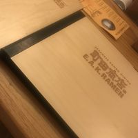 Menus at EAK Ramen in New York City