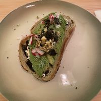 Vegan avocado toast  at Hug The Tea in The Hague