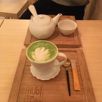Matcha latte at Hug The Tea in The Hague