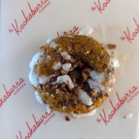 pumpkin doughnut at The Kookaburra in St Augustine