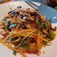 Papaya salad at Sen Vegan House in Ho Chi Minh City