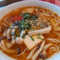 Thai noodle soup at Sen Vegan House in Ho Chi Minh City