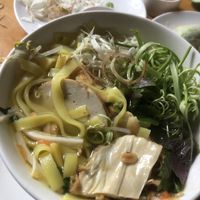 Noodles and tofu soup   at Sen Vegan House in Ho Chi Minh City