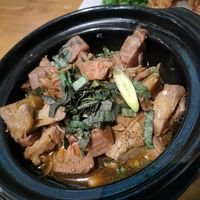 Jackfruit with sauce at Sen Vegan House in Ho Chi Minh City