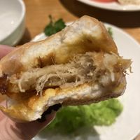 Tofu wing in the bao, a tiny bite size of delicious   at Sen Vegan House in Ho Chi Minh City