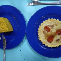 Quiche and mushroom cake at Soul - Alimentação Saudável e do Bem in Braga
