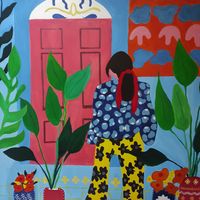 Wall painting at Soul - Alimentação Saudável e do Bem in Braga