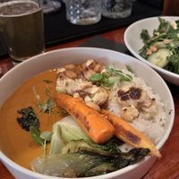The vegan curry dish  at The Port Hunter in Edgartown