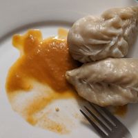 veg momo at Cafe Tibet in Brooklyn