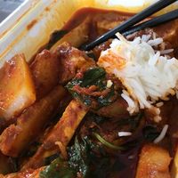 Curry tofu  at Cafe Tibet in Brooklyn