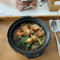 Wonton soup - yummy!  at Minf Houze Vegan Cafe in Kuala Lumpur