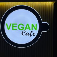 The shop logo at Minf Houze Vegan Cafe in Kuala Lumpur
