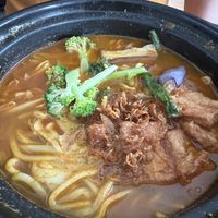 Curry ramen  at Minf Houze Vegan Cafe in Kuala Lumpur