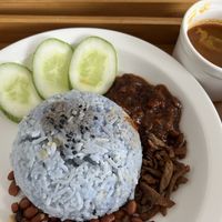 Nasi lemak   at Minf Houze Vegan Cafe in Kuala Lumpur