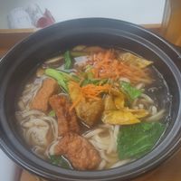 Wantan soup at Minf Houze Vegan Cafe in Kuala Lumpur
