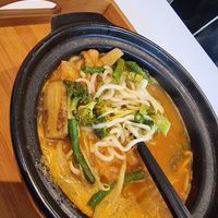 Curry ramen, nice rich flavour. at Minf Houze Vegan Cafe in Kuala Lumpur