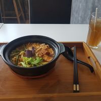 Homestyle curry ramen spicy at Minf Houze Vegan Cafe in Kuala Lumpur