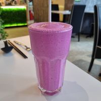 Pink dragon at Minf Houze Vegan Cafe in Kuala Lumpur