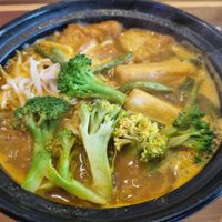 House curry at Minf Houze Vegan Cafe in Kuala Lumpur