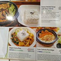 Deep-fried beancurd, deep-fried cabbage at Minf Houze Vegan Cafe in Kuala Lumpur
