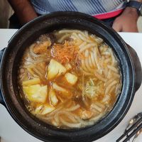 asam laksa soup at Minf Houze Vegan Cafe in Kuala Lumpur