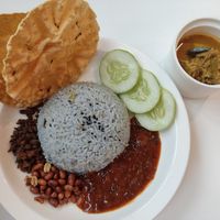 nasi lemak specia at Minf Houze Vegan Cafe in Kuala Lumpur