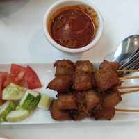 satay Malaysia at Minf Houze Vegan Cafe in Kuala Lumpur