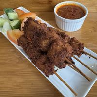 Satay  at Minf Houze Vegan Cafe in Kuala Lumpur