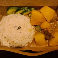 Vegan Curry Rice at Minf Houze Vegan Cafe in Kuala Lumpur