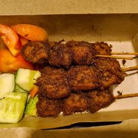Vegan Satay Malaysia at Minf Houze Vegan Cafe in Kuala Lumpur