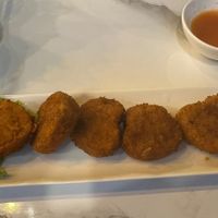 Heart shaped nuggets for the little one in our groupp #Veganuary at Minf Houze Vegan Cafe in Kuala Lumpur