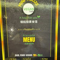 clean food at Minf Houze Vegan Cafe in Kuala Lumpur