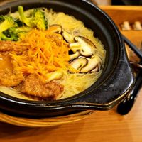 Pumpkin Mee Hun Soup at Minf Houze Vegan Cafe in Kuala Lumpur