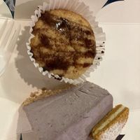 Cheesecake was delicious and they gifted me an equally tasty muffinn  at Minf Houze Vegan Cafe in Kuala Lumpur