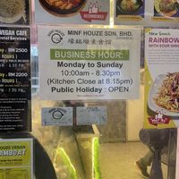   at Minf Houze Vegan Cafe in Kuala Lumpur